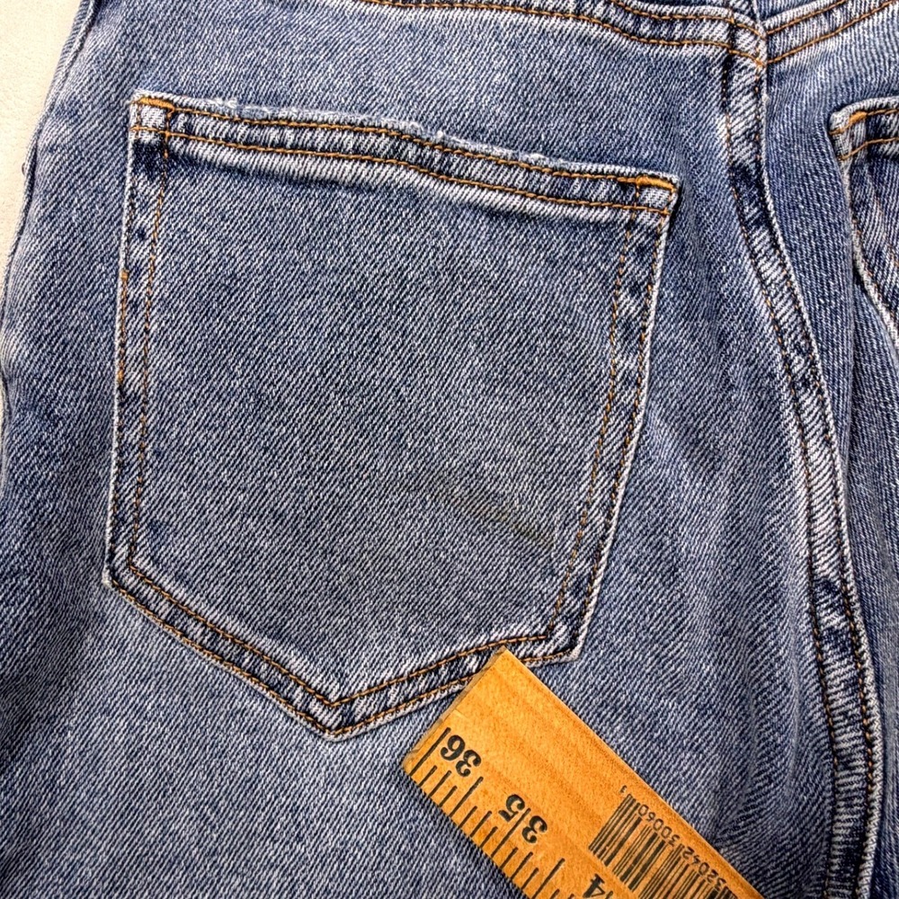 Abercrombie & Fitch 90s Straight Ultra High Rise Curve Love Jeans Blue 24 00R - Picture 10 of 11